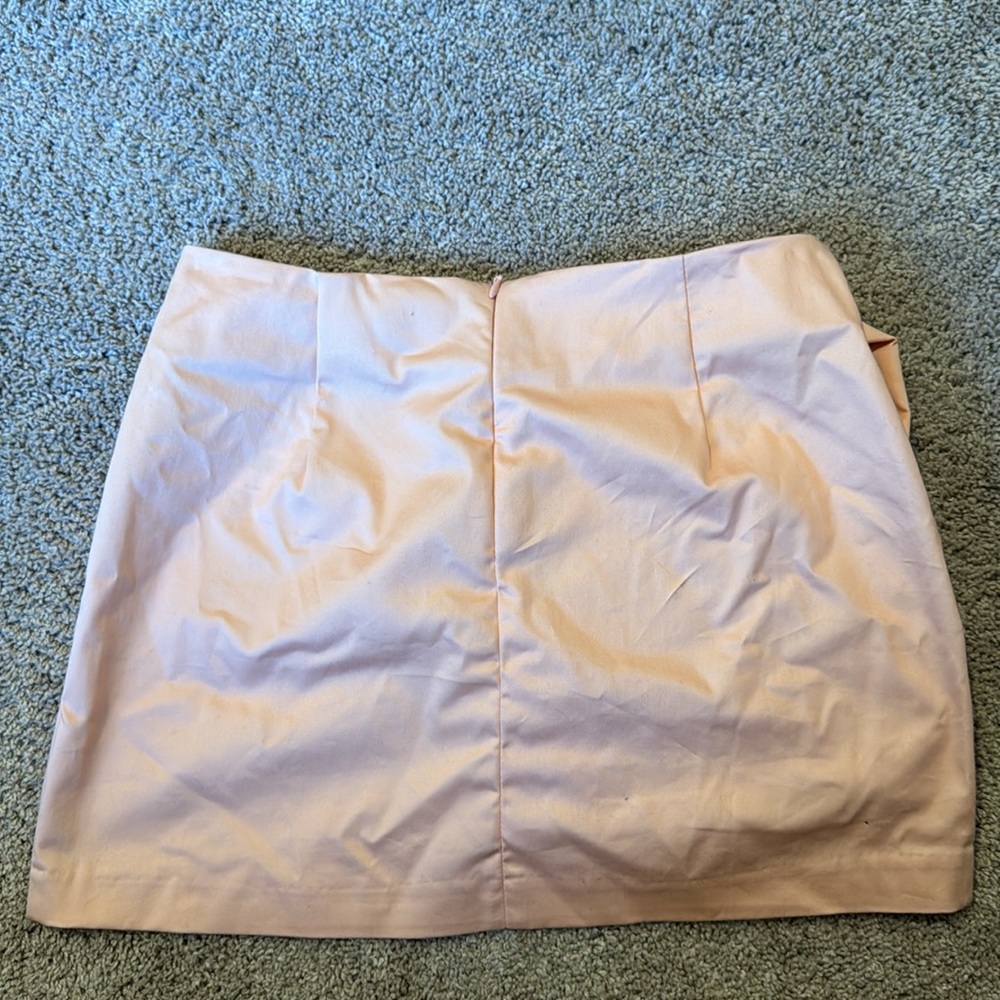 Rosette Mini Skirt, pink, size small - Picture 2 of 4